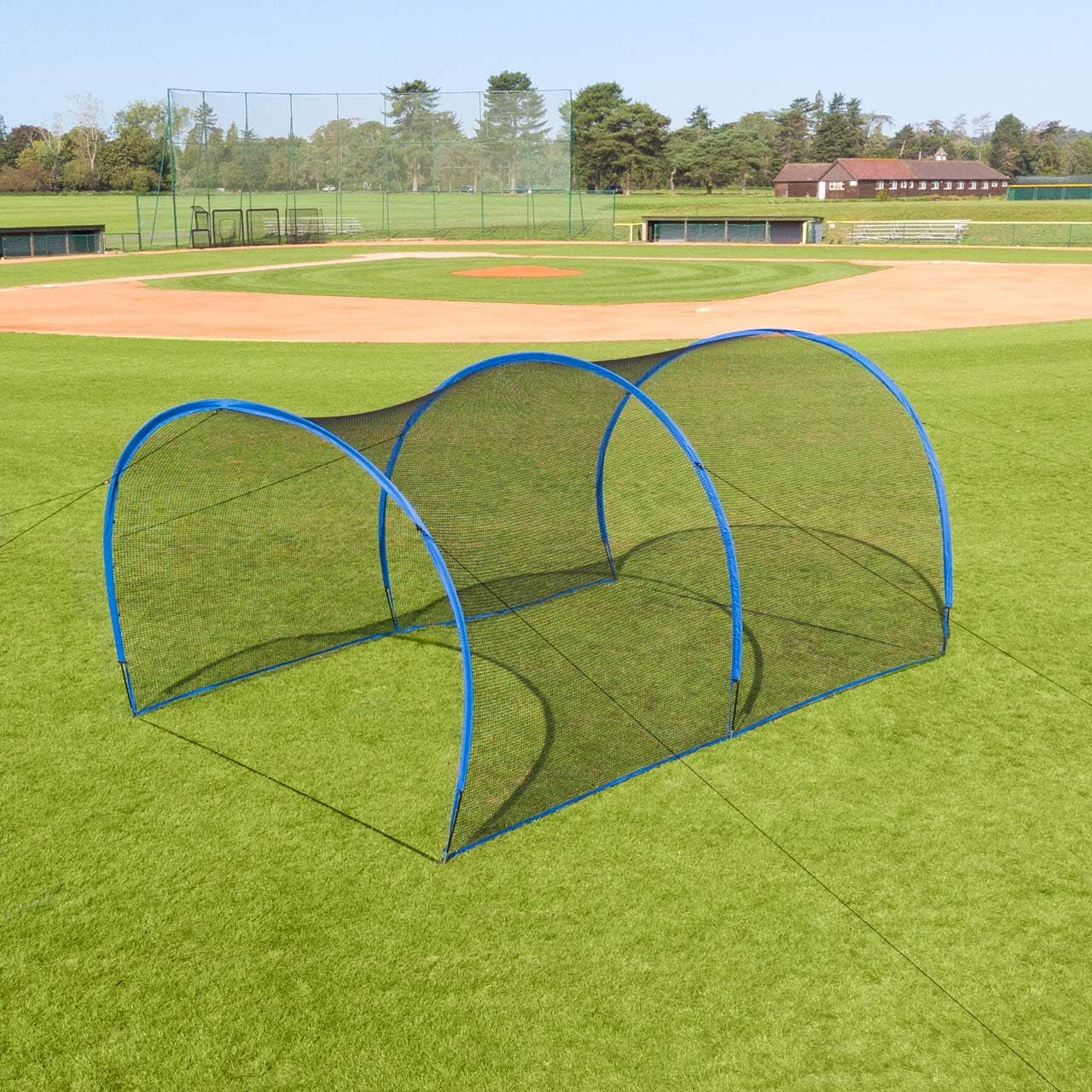 Forza Pop-Up Baseball Batting Cage | Portable, Fiberglass Frame with Polyester Netting, Instant Setup for Anywhere Practice | Multiple Size Options, Includes Carry Bag