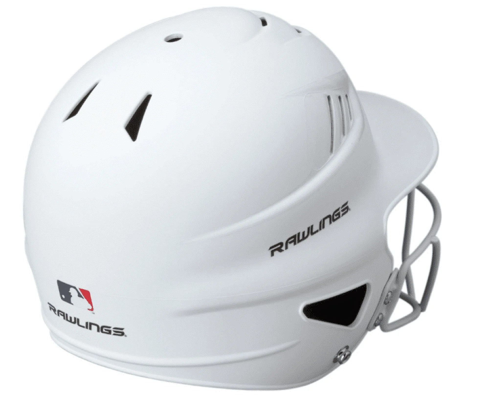 Coolflo Fastpitch Softball Helmet with Face Guard, Matte White