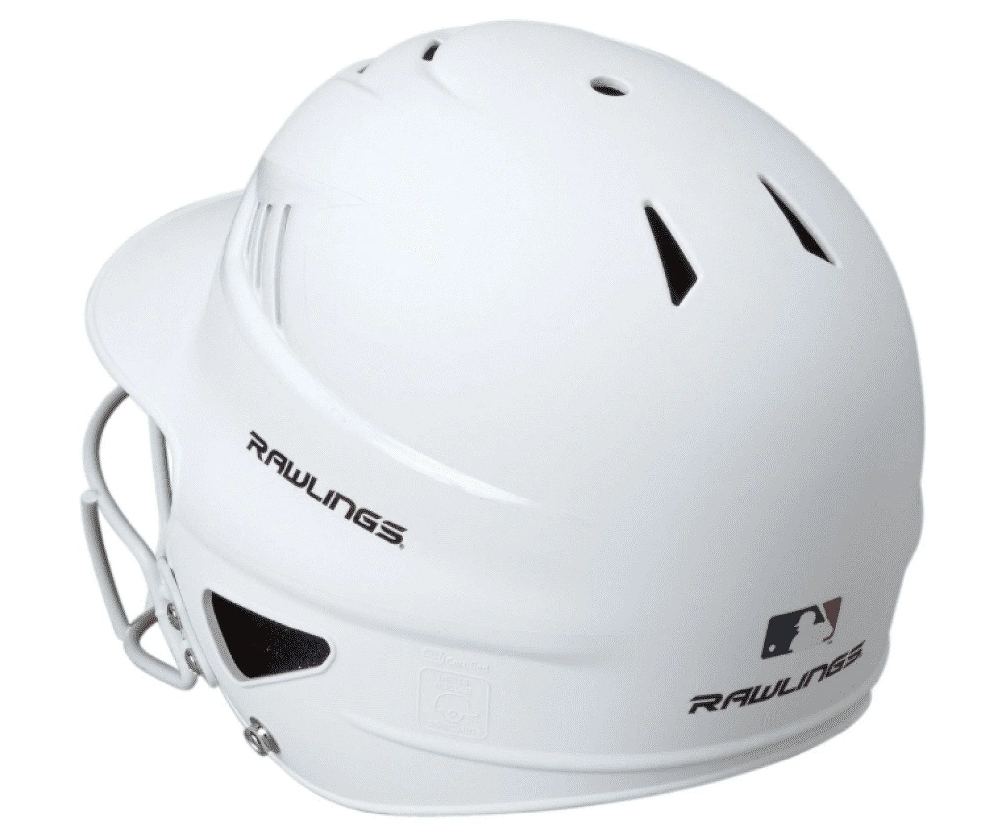 Coolflo Fastpitch Softball Helmet with Face Guard, Matte White